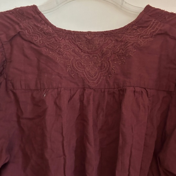 Free people western style blouse very gently worn GREAT western style. - Picture 7 of 9